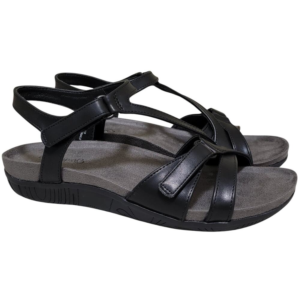 Baretraps Women Jaxen Asymmetrical Slingback Sandals Size US 7M Black